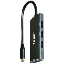 هاب TYPE-C دی نت مدل Multi-Function با 4 پورت USB3.0