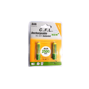 باتری نیم قلم شارژی CFL 2500mah