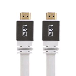 کابل HDMI مدل KNET PLUS 4K FLAT بطول 1.8 متر