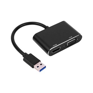 تبدیل USB3 به VGA + HDMI برند K-NET