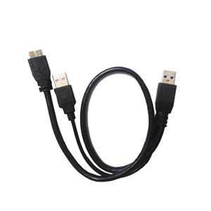 کابل هارد USB3 میکرو با برق کمکی